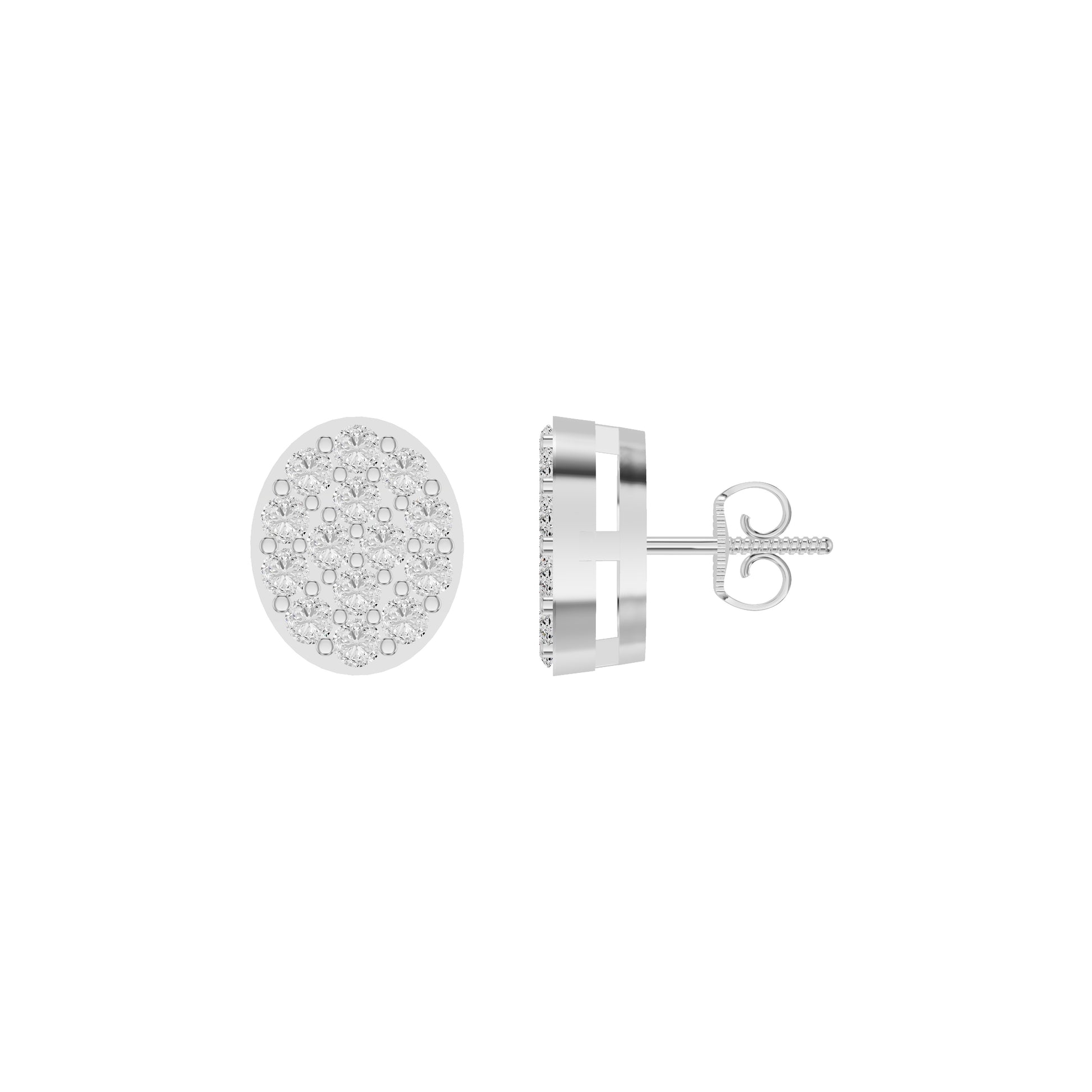 OJ-PS-5220EA 18 KT / White Gold