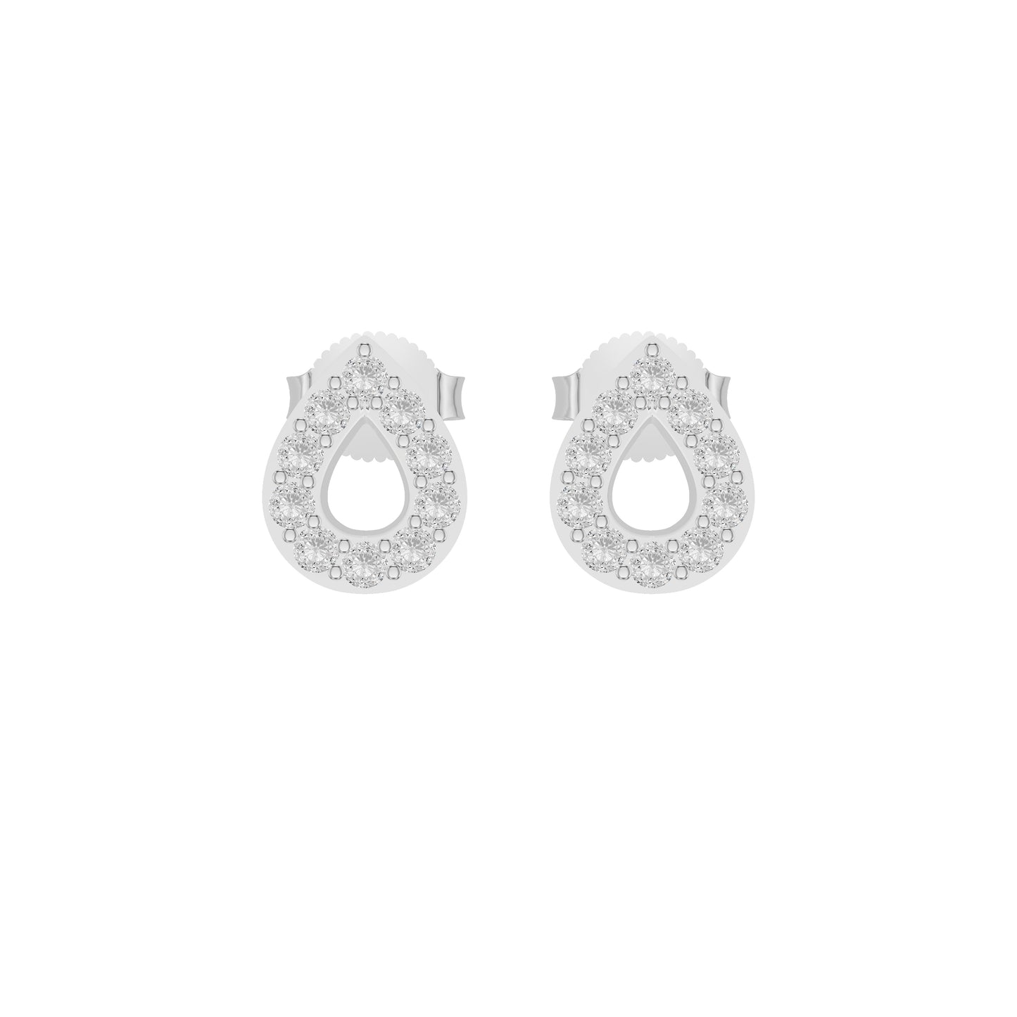 OJ-PS-5227EA 18 KT / White Gold