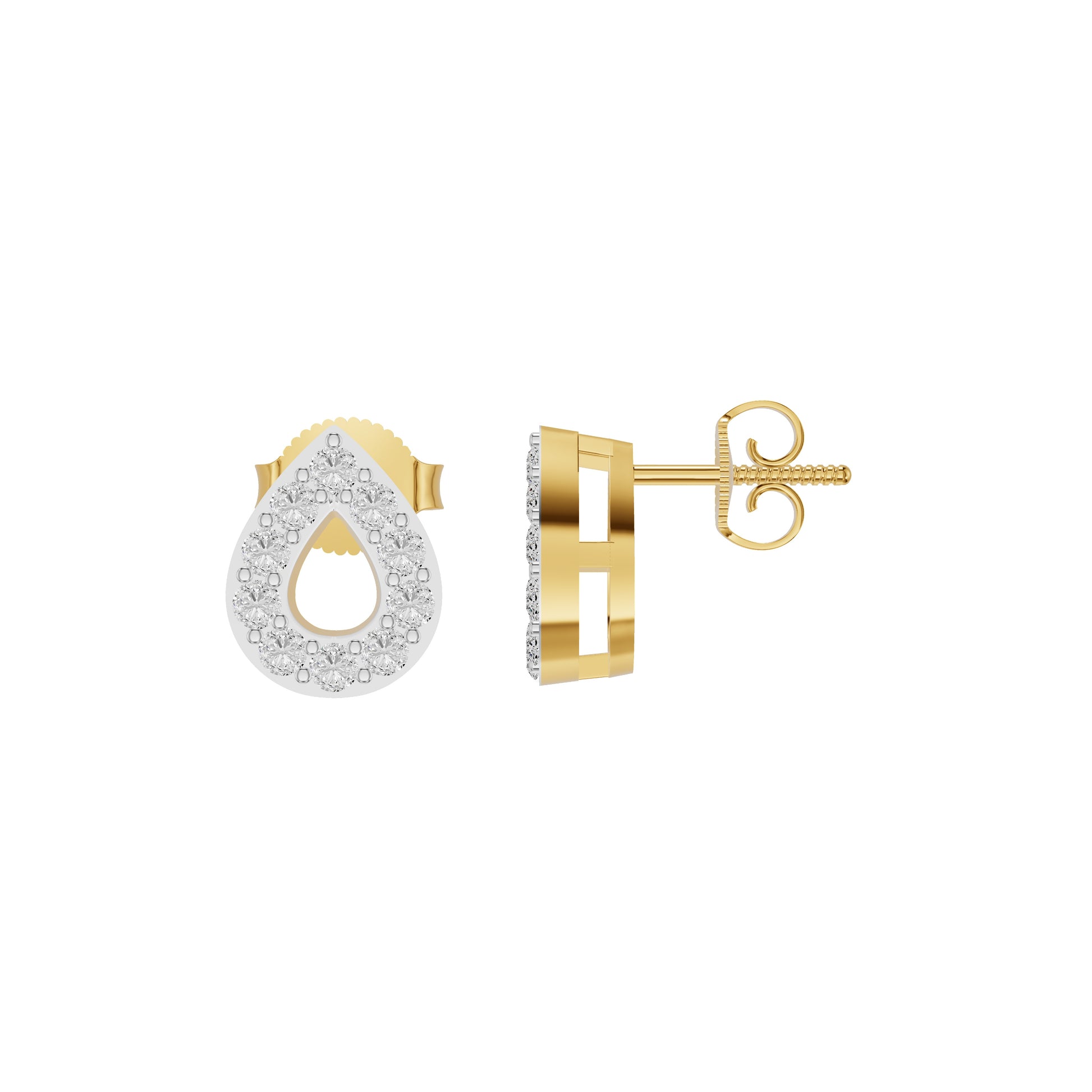 OJ-PS-5227EA 18 KT / Yellow Gold