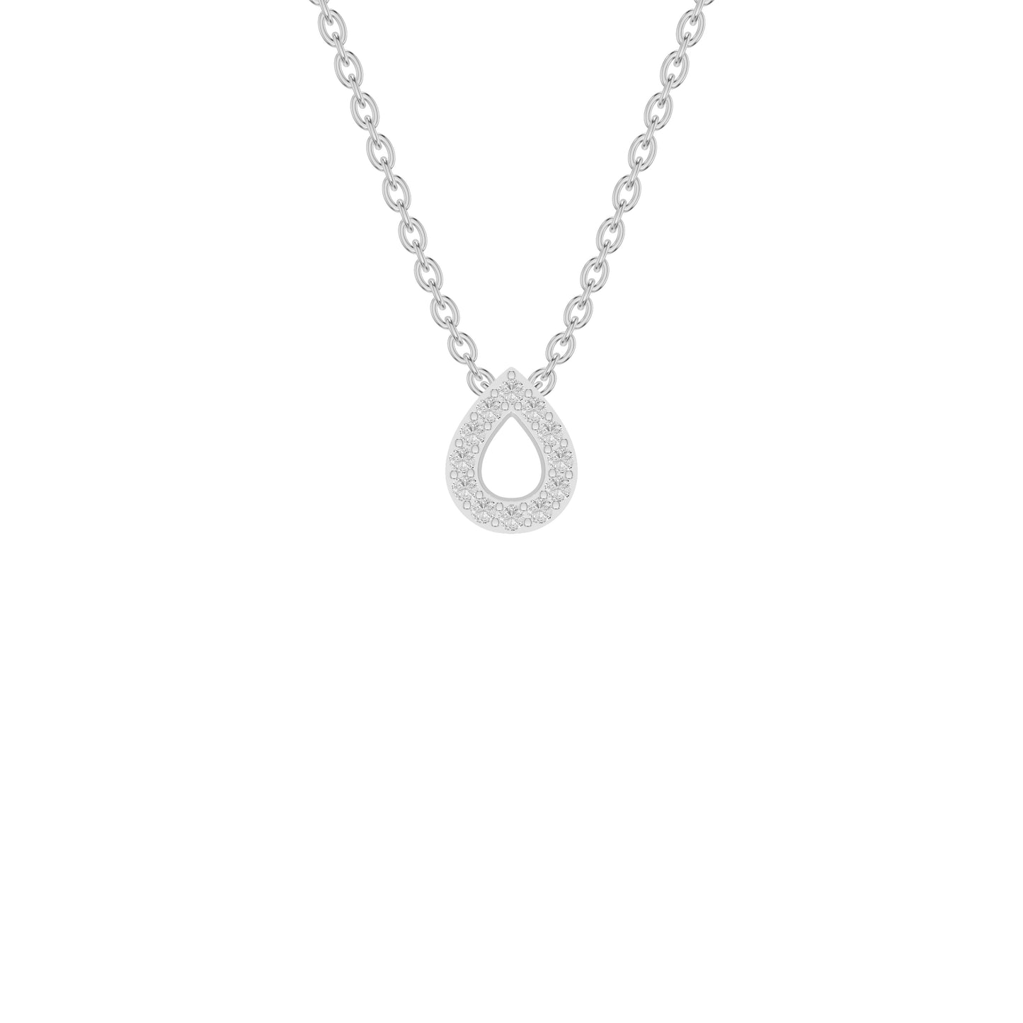OJ-PS-5227PA 18 KT / White Gold
