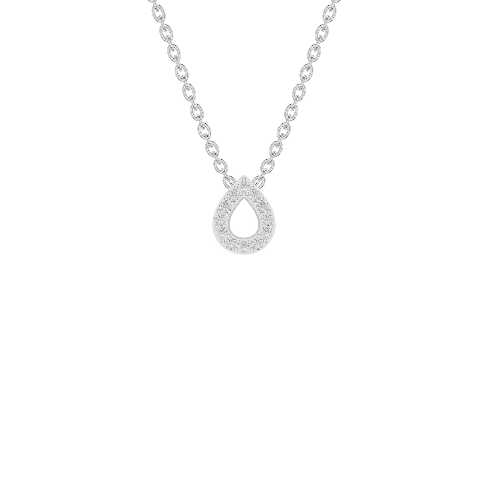 OJ-PS-5227PA 18 KT / White Gold