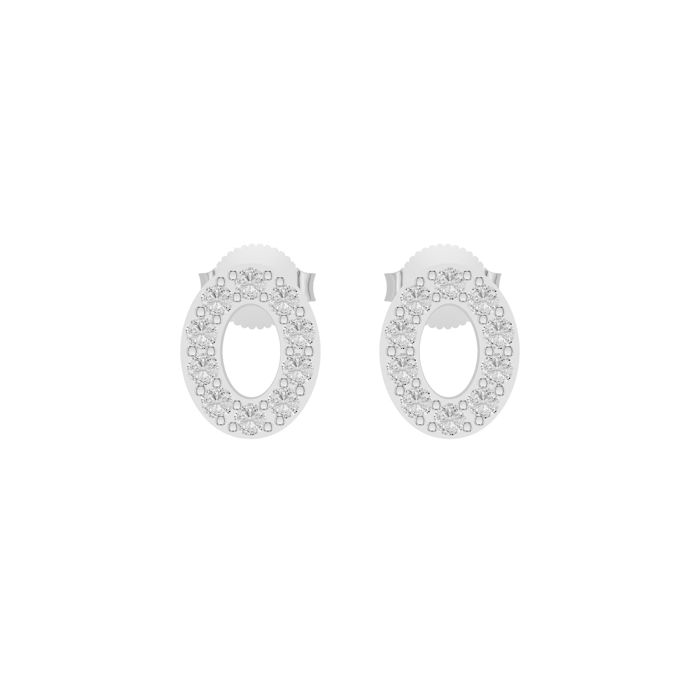 OJ-PS-5228EA 18 KT / White Gold