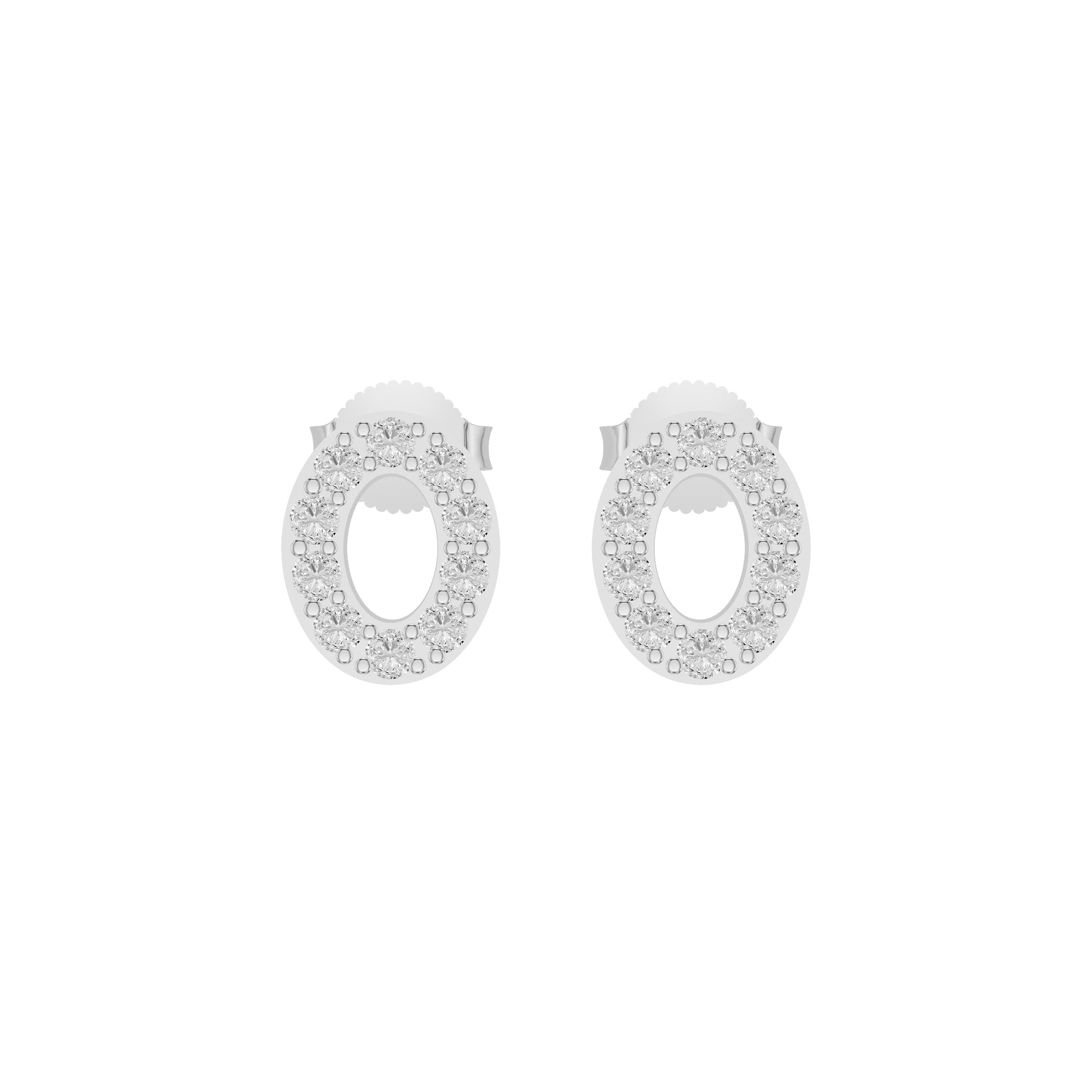 OJ-PS-5228EA 18 KT / White Gold