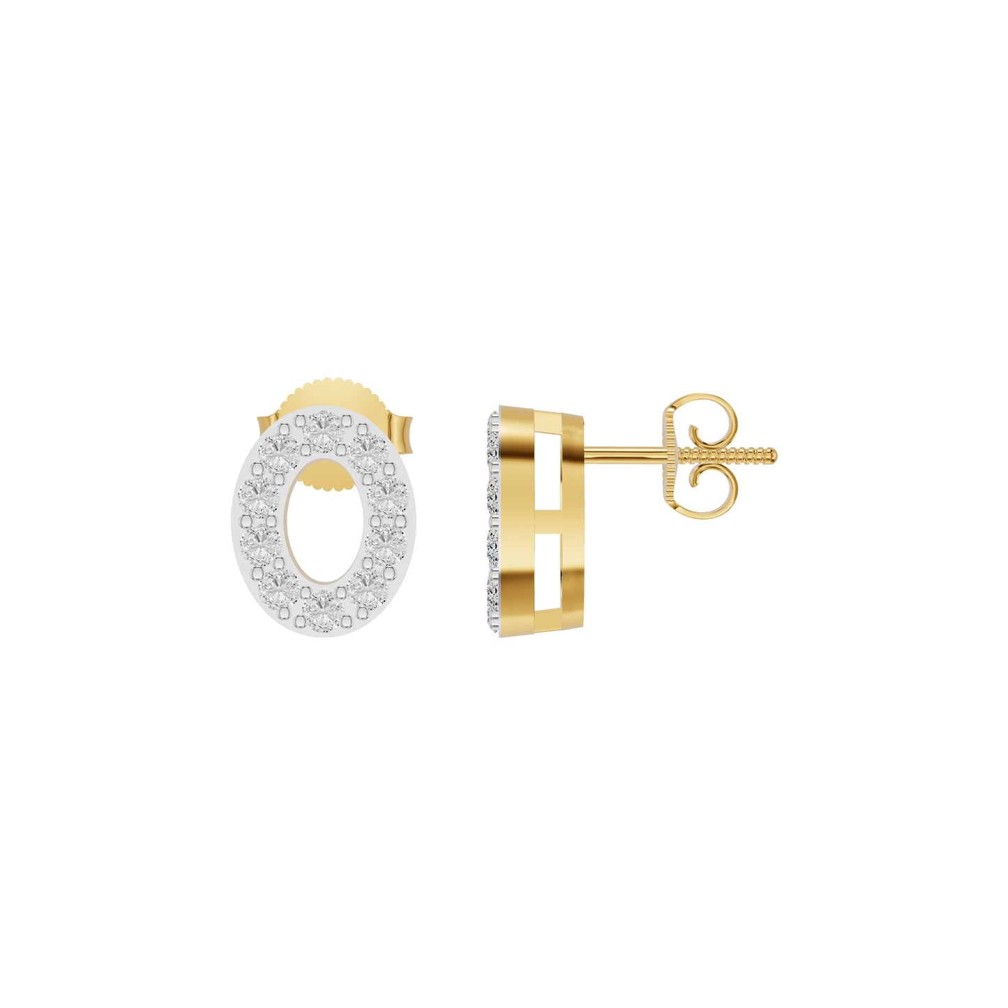 OJ-PS-5228EA 18 KT / Yellow Gold
