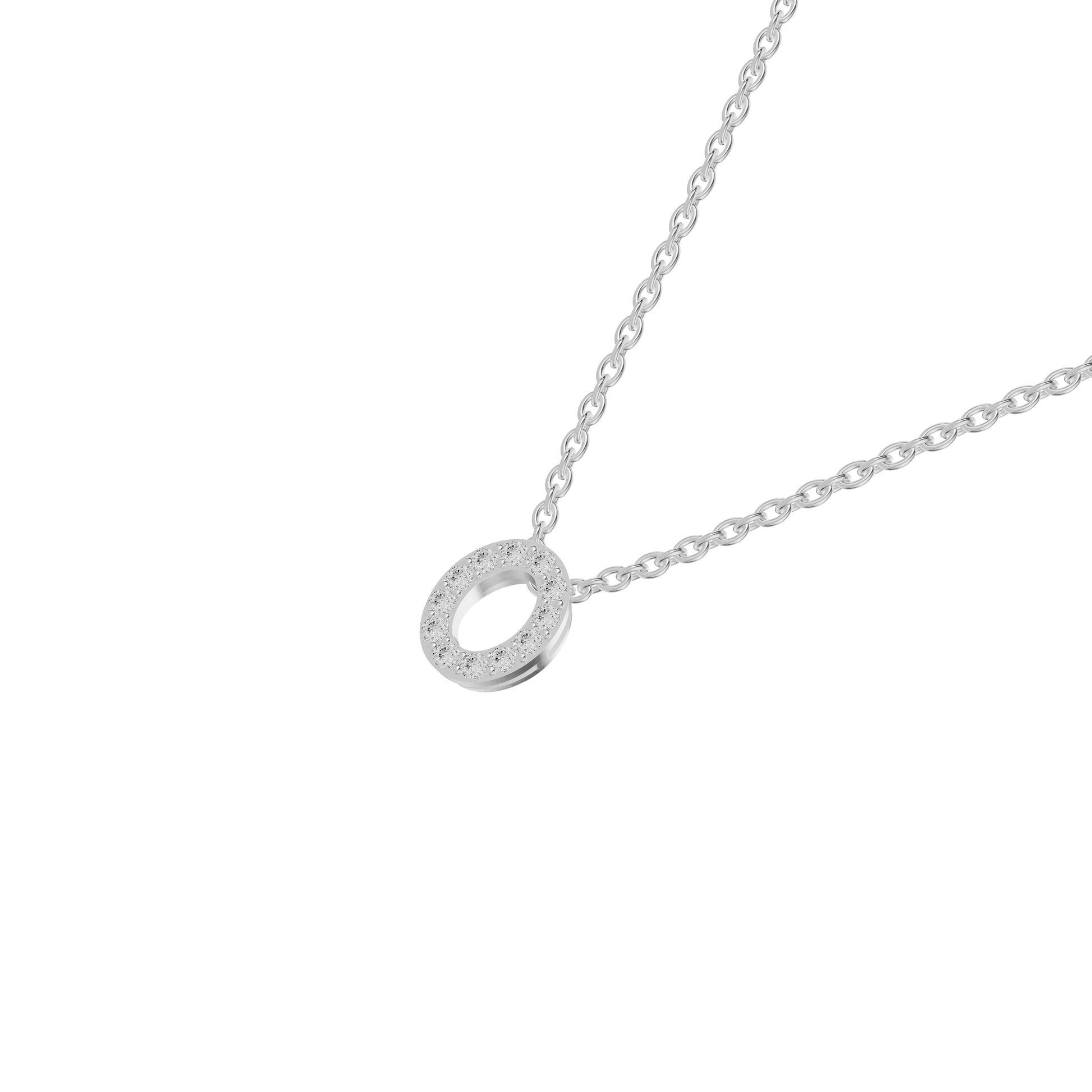 OJ-PS-5228PA 18 KT / White Gold