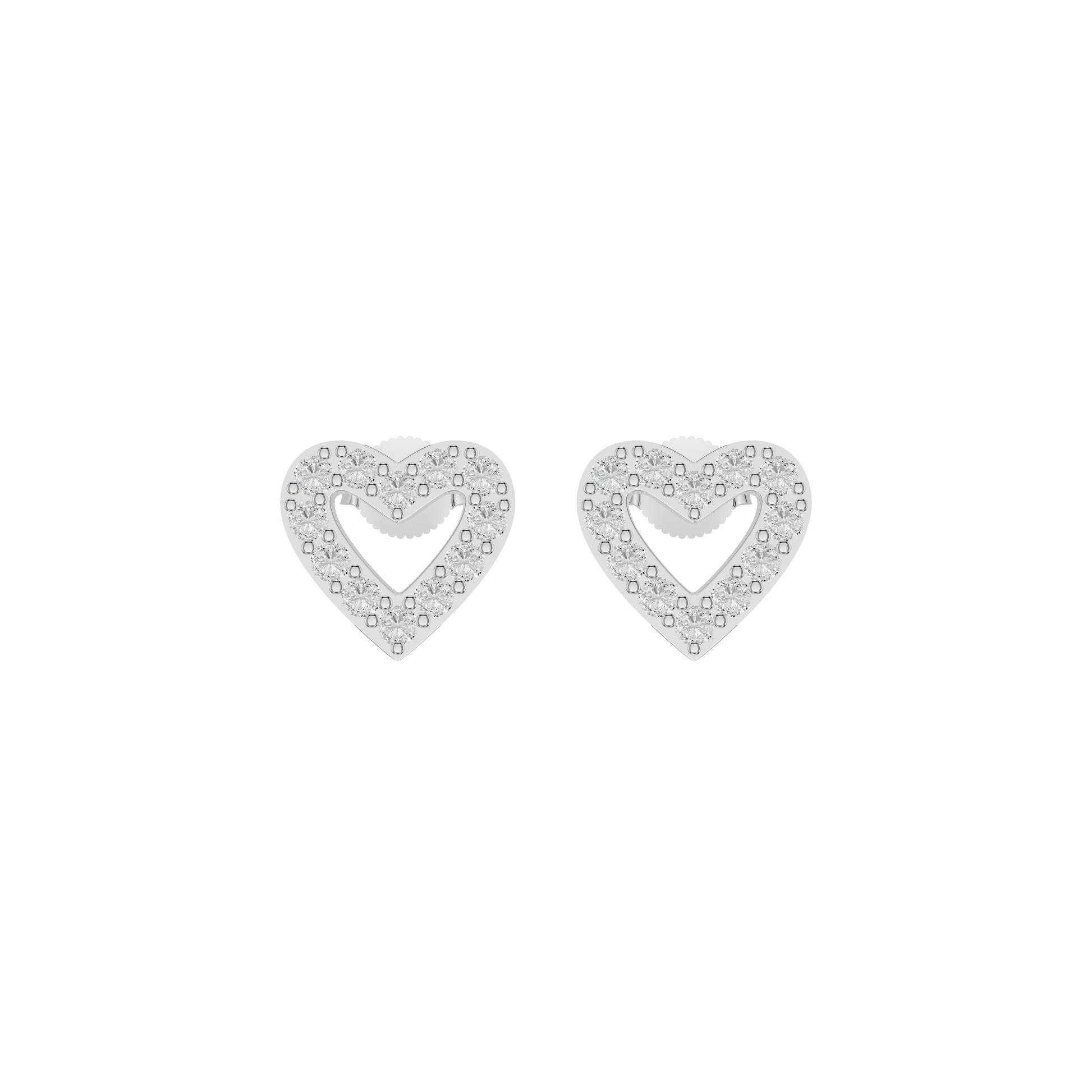 OJ-PS-5229EA 18 KT / White Gold