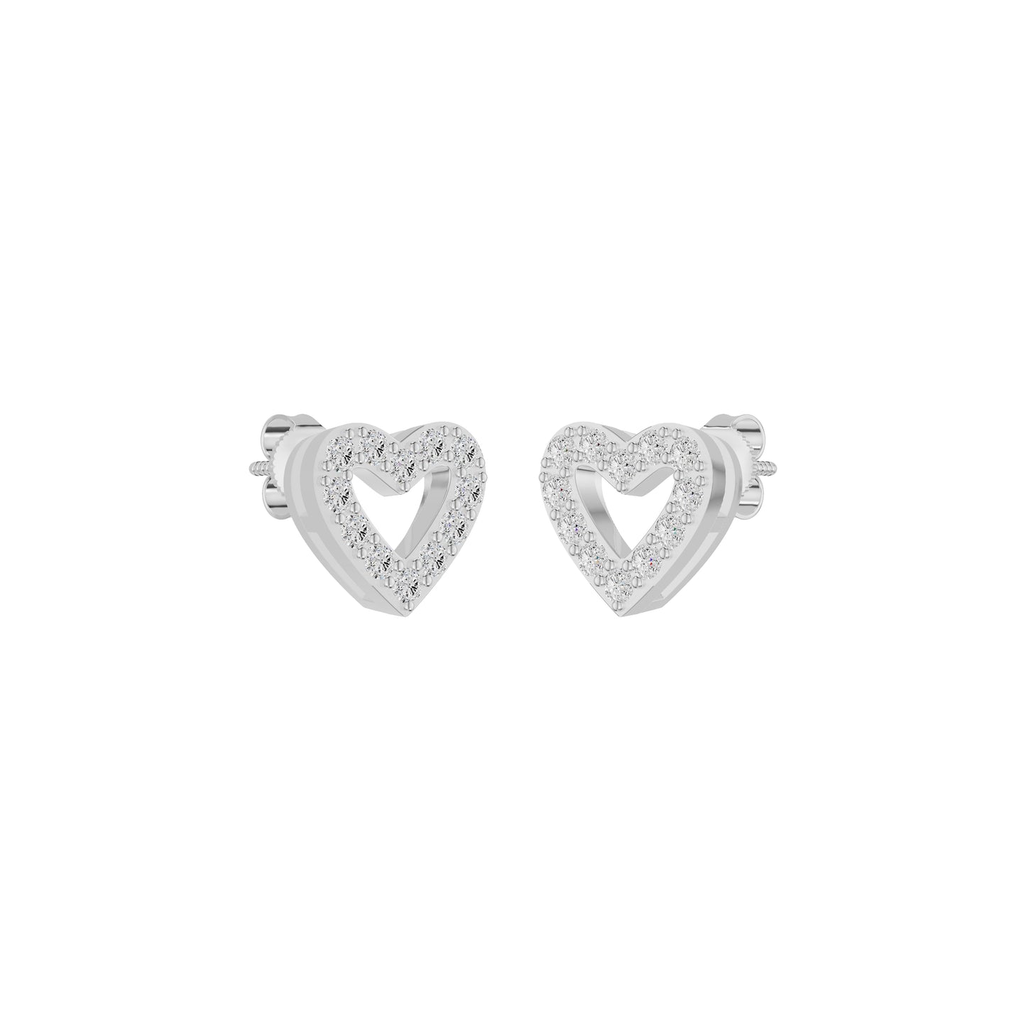 OJ-PS-5229EA 18 KT / White Gold