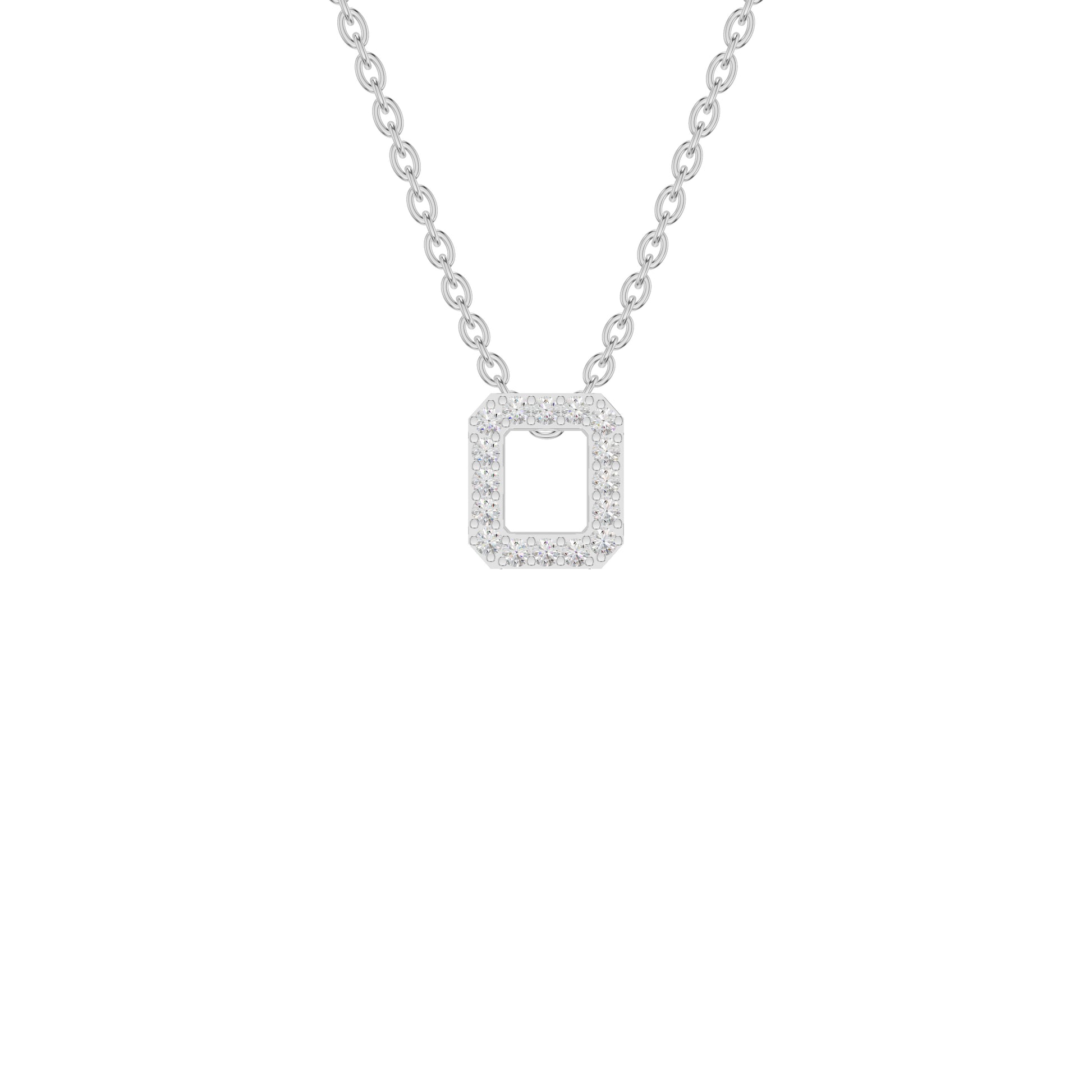 OJ-PS-5230PA 18 KT / White Gold