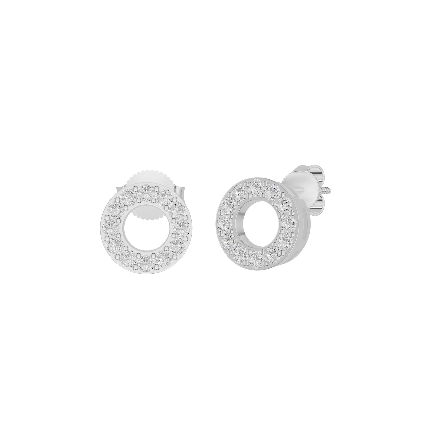 OJ-PS-5234EA 18 KT / White Gold