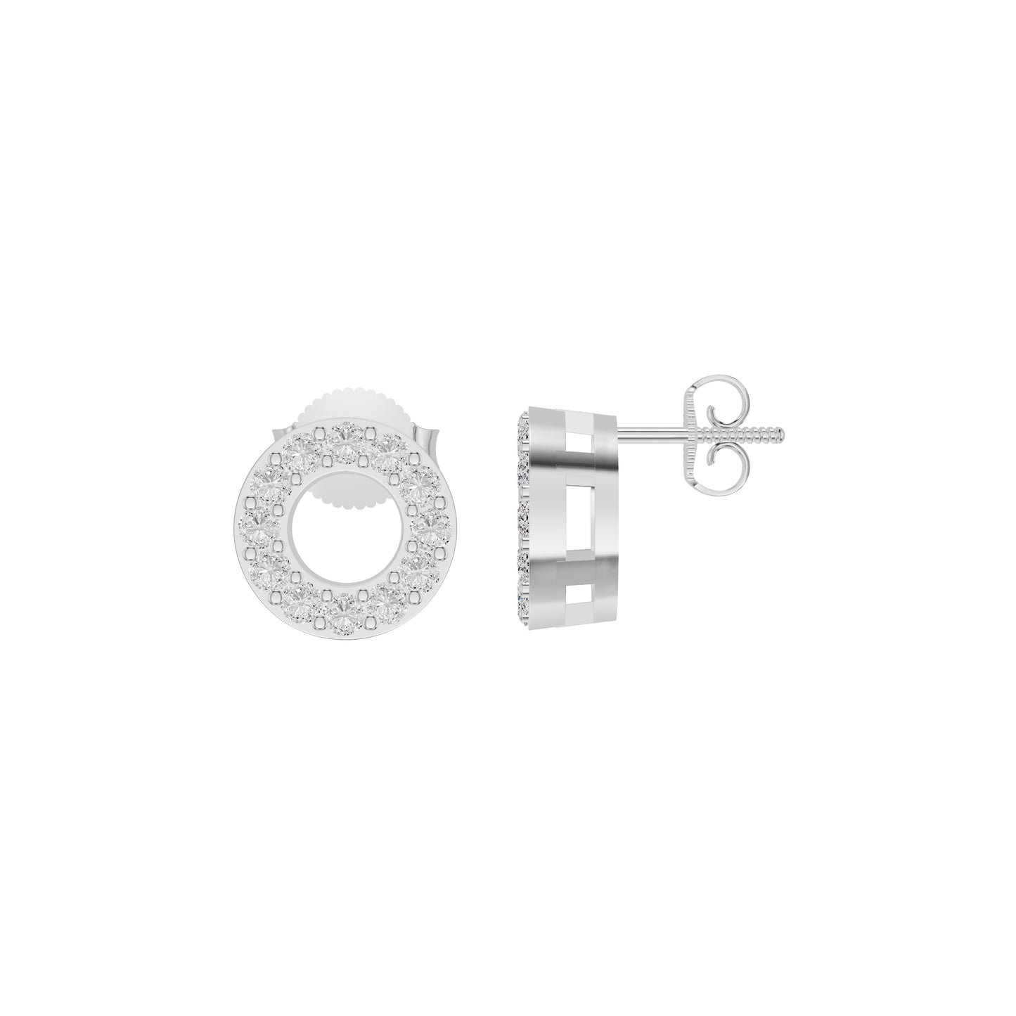 OJ-PS-5234EA 18 KT / White Gold