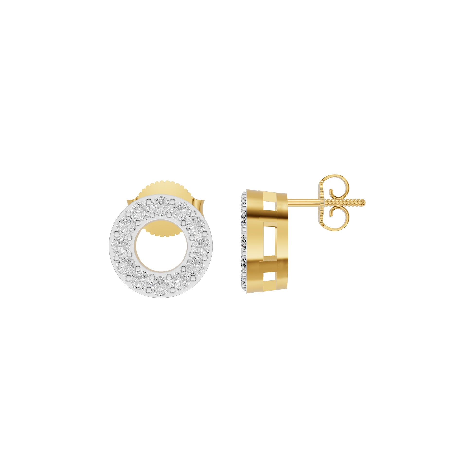 OJ-PS-5234EA 18 KT / Yellow Gold