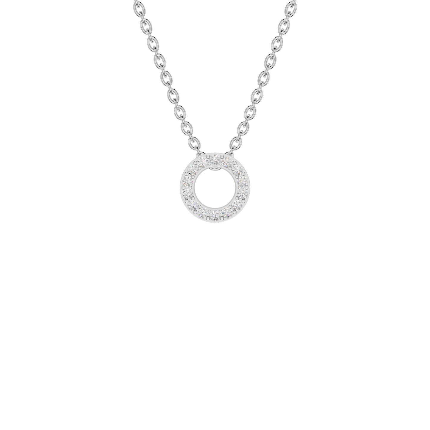 OJ-PS-5234PA 18 KT / White Gold