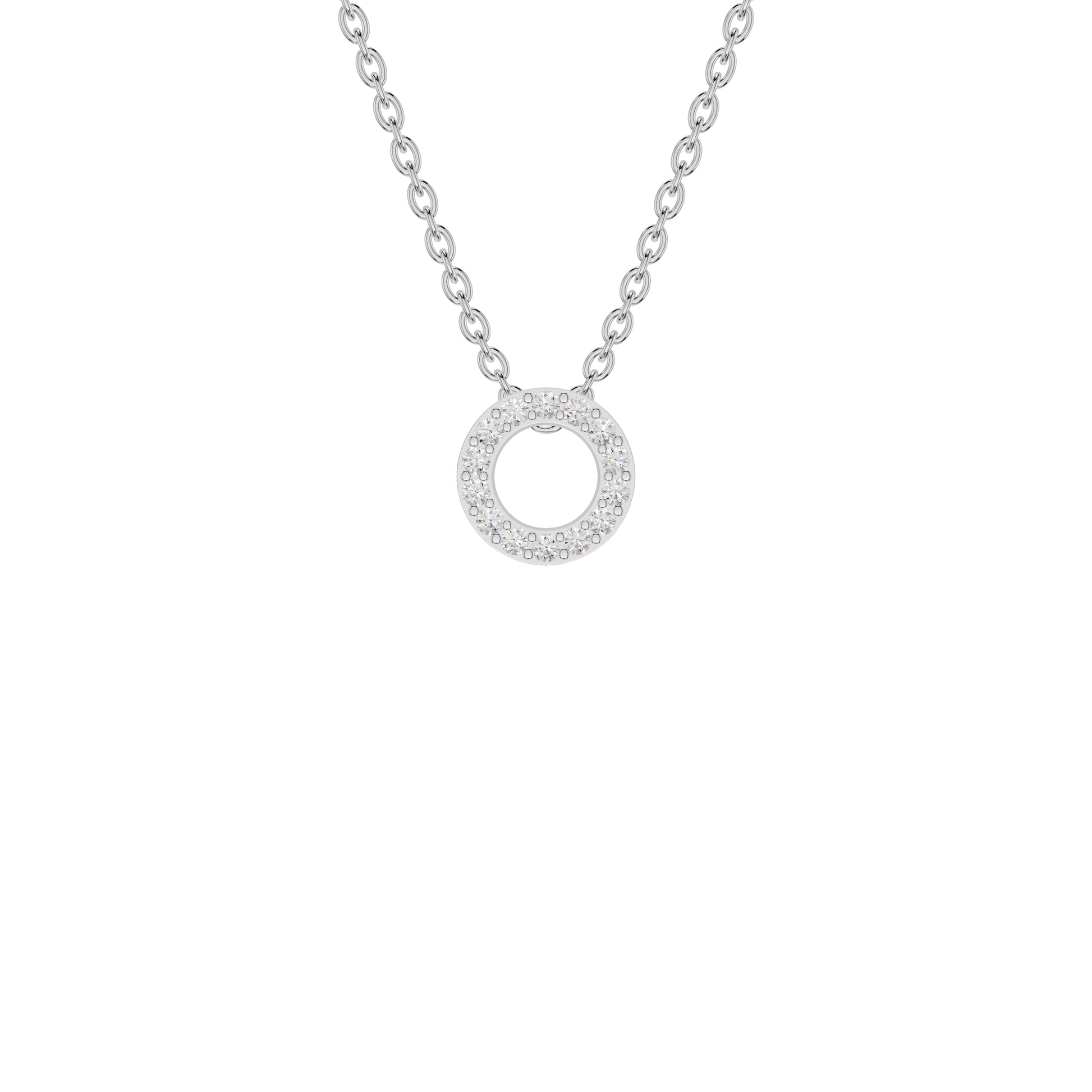 OJ-PS-5234PA 18 KT / White Gold