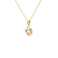 Interlocking Knot Gold Pendant