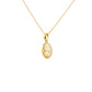 Filigree Pattern Gold Pendant