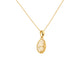 Filigree Pattern Gold Pendant