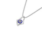 Celestial Gaze Evil Eye Diamond Pendant 9 KT / White Gold