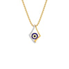 Celestial Gaze Evil Eye Diamond Pendant 9 KT / Yellow Gold