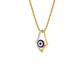 Celestial Gaze Evil Eye Diamond Pendant 9 KT / Yellow Gold