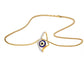 Celestial Gaze Evil Eye Diamond Pendant 9 KT / Yellow Gold