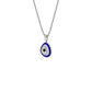 Pebble Grace Evil Eye Diamond Pendant 9 KT / White Gold
