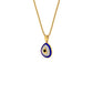 Pebble Grace Evil Eye Diamond Pendant 9 KT / Yellow Gold