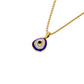 Pebble Grace Evil Eye Diamond Pendant 9 KT / Yellow Gold