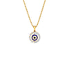 Her Orbit Evil Eye Diamond Pendant 9 KT / Yellow Gold