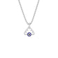 Jinx It Angle Evil Eye Diamond Pendant 9 KT / White Gold