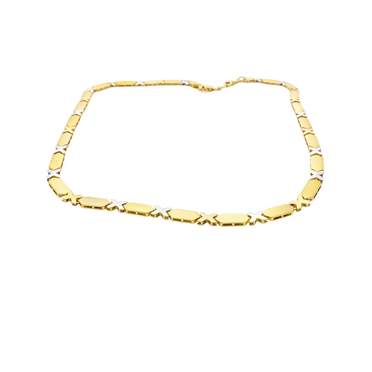 Orvella Star Link Gold Necklace