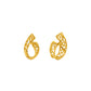 Aurexa Filigree Loop Gold Earrings