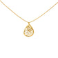 Floral Filigree Drop Pendant