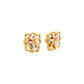 Florixa Bloom Gold Stud Earrings