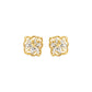 Florixa Bloom Gold Stud Earrings