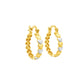 Amoura Heart Hoop Gold Earrings