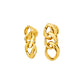 Sculptural Spiral Drop Earrings