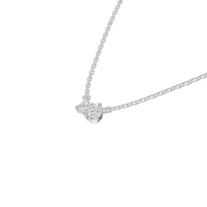 Toi et Moi Solitaire Diamond Chain Necklace