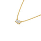 Toi et Moi Solitaire Diamond Chain Necklace