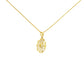 Abstract Shell Gold Pendant