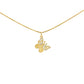 Golden Whisper Butterfly Pendant