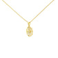 Abstract Shell Gold Pendant