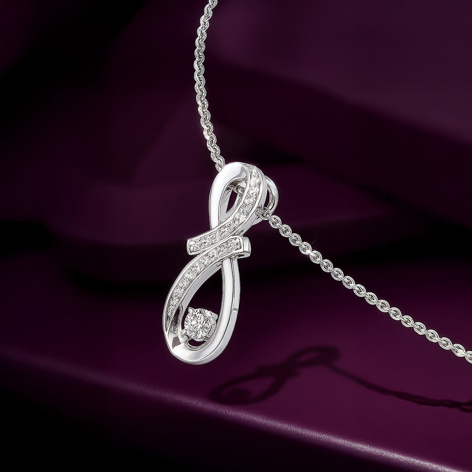 Galactic Glamour Diamond Pendant