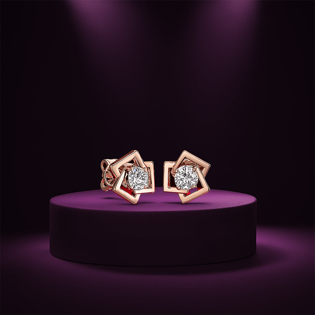 Divine Floreta Diamond Earrings