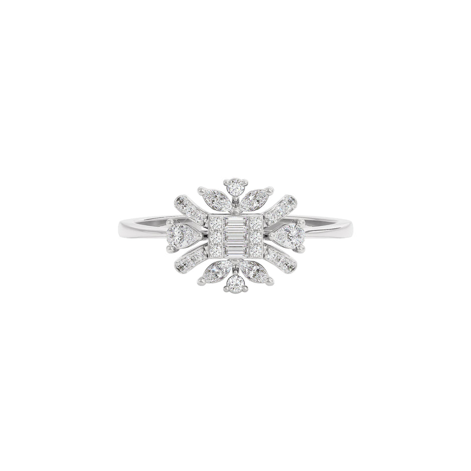 Glitter Burst Diamond Ring