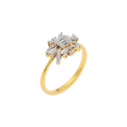 Glitter Burst Diamond Ring