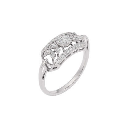 Twinkle Top Diamond Ring