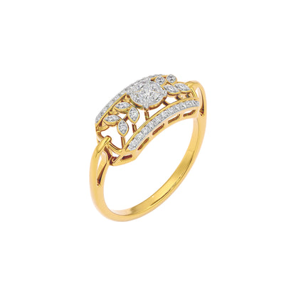 Twinkle Top Diamond Ring