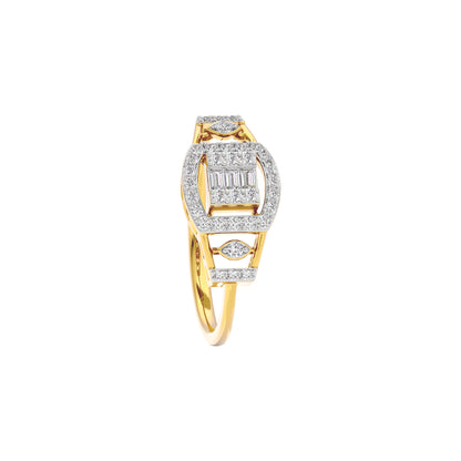 Lune Diamond Ring