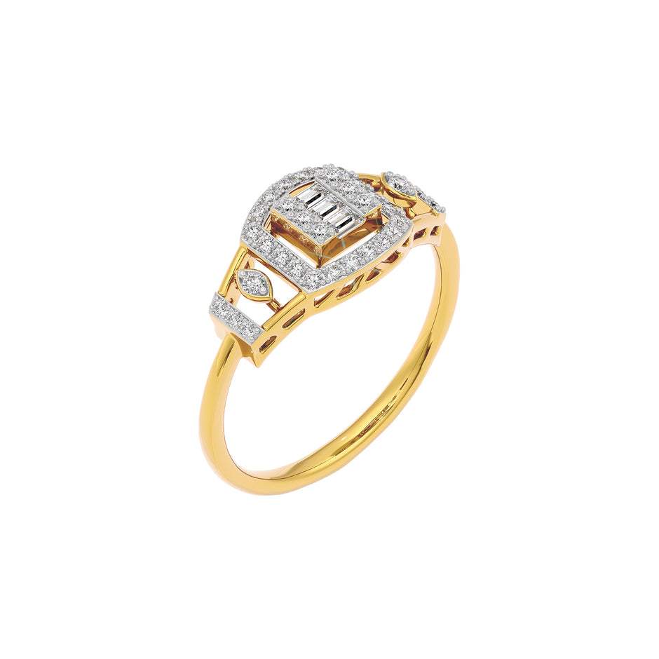 Lune Diamond Ring