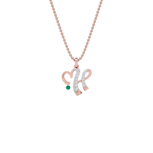 Humor at Heart ‘H’ Diamond Pendant